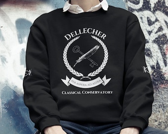 Dellecher Classical Conservatory Sweatshirt, If We Were Villains, Dark Academia, Bookish Gifts