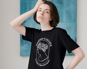 Hampden College Classics Department T-Shirt, The Secret History, Dark Academia, Bookish Gifts
