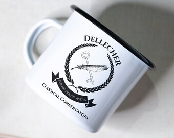 Dellecher Classical Conservatory Enamel Mug, If We Were Villains Booktok