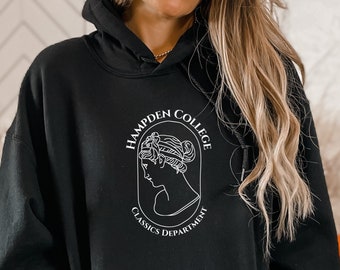 Hampden College Classics Department Hoodie, The Secret History, Dark Academia, Bookish Gifts