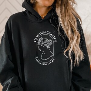 Hampden College Classics Department Hoodie, The Secret History, Dark Academia, Bookish Gifts