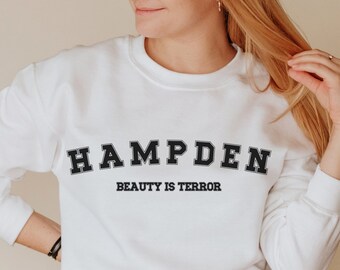 Hampden College Sweatshirt, Dark Academia Bookish Gift