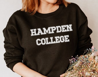 Hampden College Sweatshirt, Dark Academia Bookish Gift