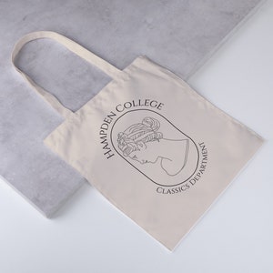 Hampden College Classics Department Canvas Tote Bag