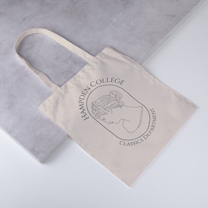 Hampden College Classics Department Canvas Tote Bag