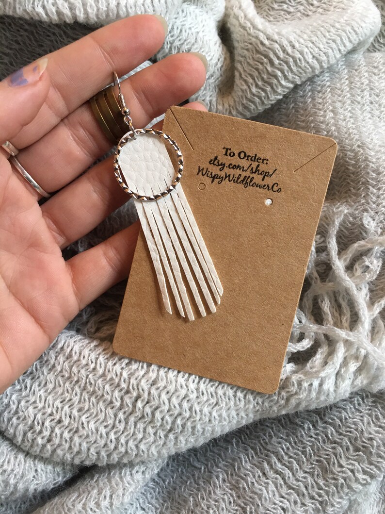 Fringe Hoop Earrings