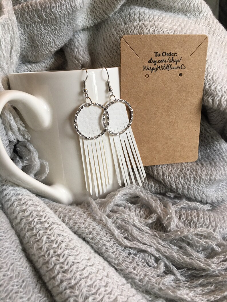 Fringe Hoop Earrings