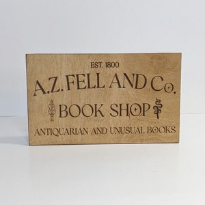 A.Z. Fell & Co Sign - Wood Burned Sign
