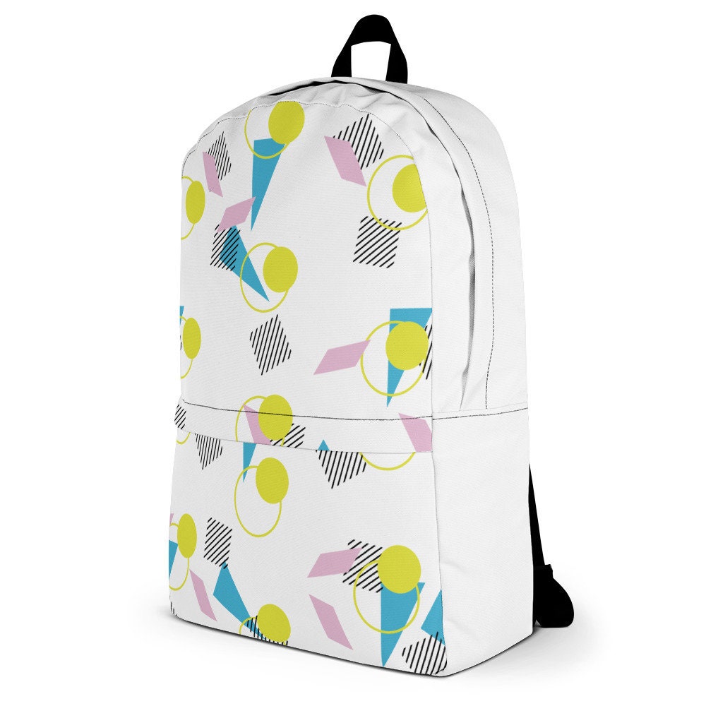 White - Retro - 90s - Backpack - Etsy