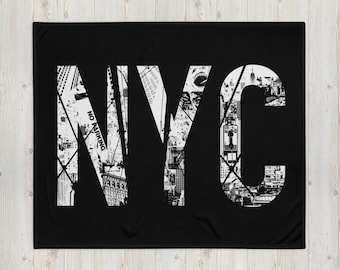 NYC - New York City - Photo - Design - Throw Blanket