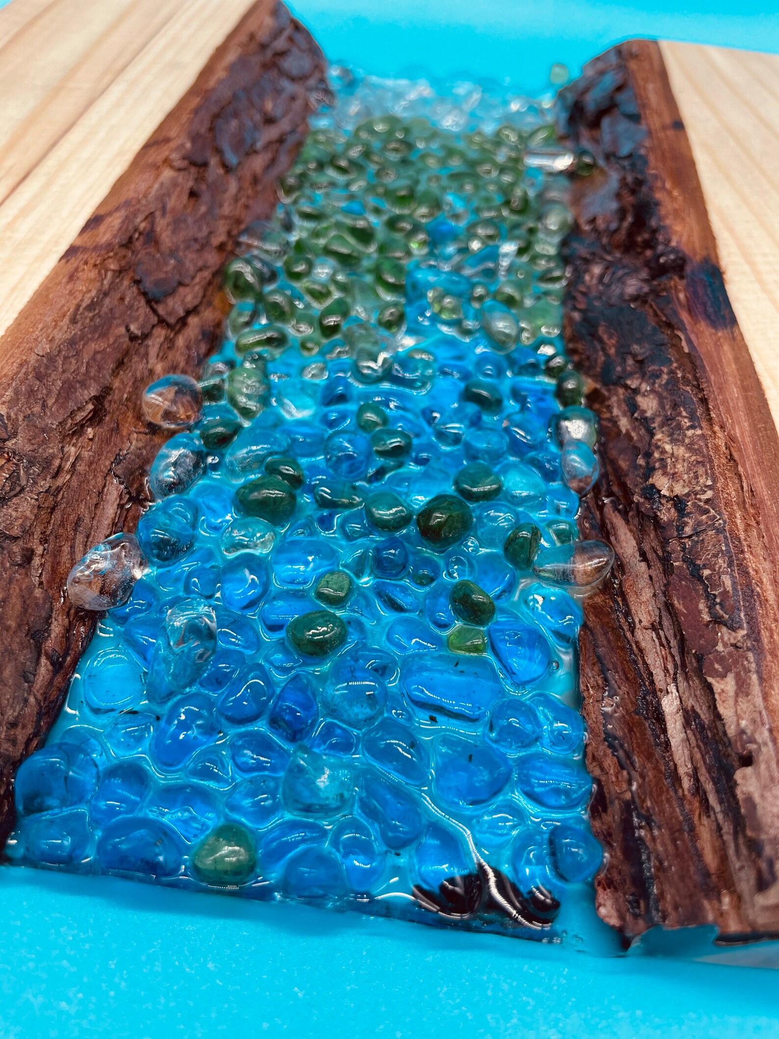 Resin River Wood Plank Etsy