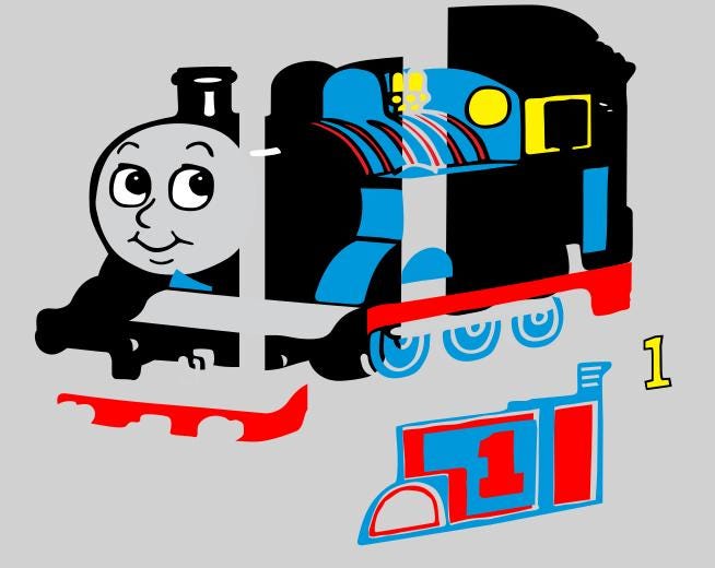 Thomas Mat SVG - off the Mat Thomas the Tank - SVG, Cricut Cut File, Instant ...