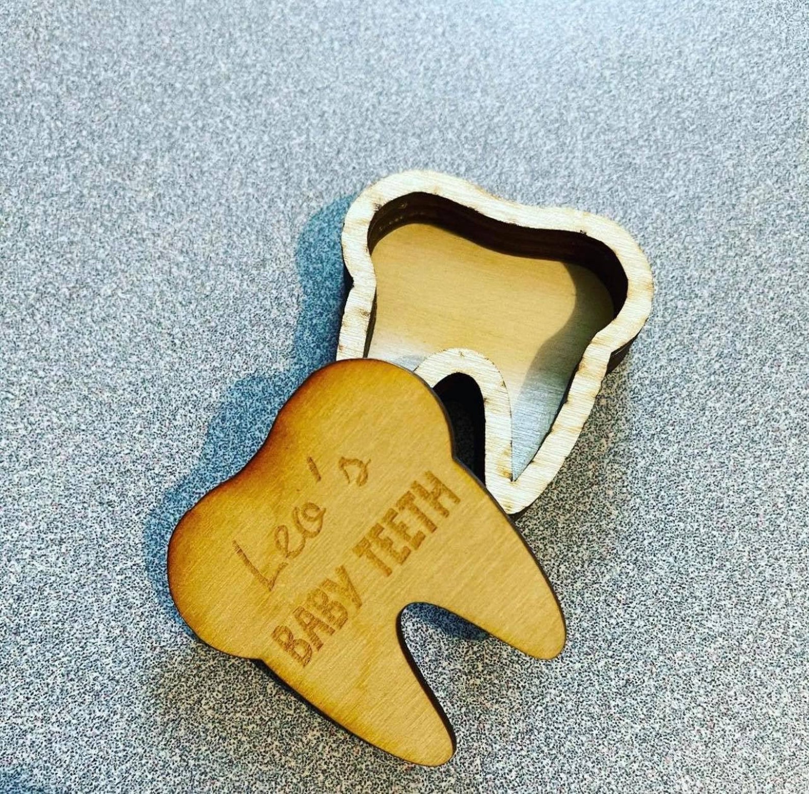 Baby Tooth Keepsake Laser Cut and Engrave Tooth Box Tooth Etsy