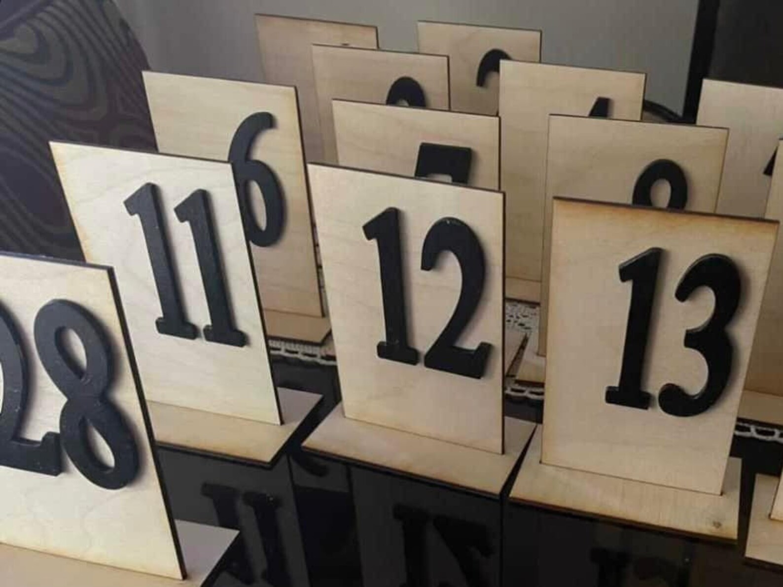 SVG Wedding / Event Table Numbers Laser Cut 1-30 SVG Laser - Etsy