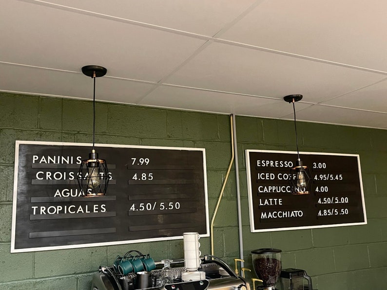 MENU SVG Laser Cut Menu - Alphabet Letter Board SVG - Cafe Menu Board ...