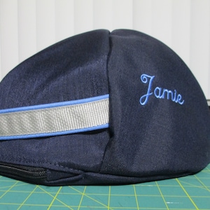 Equestrian Helmet Bag-Zippered w/Handle-Fleece Lined, Water Resistant-One Size