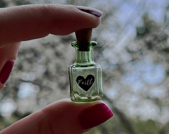 Colorful Mustard Seed Glass Bottle// FAITH reminder
