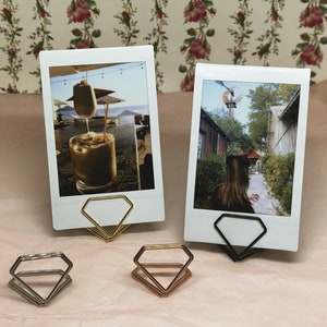 Gem-Shaped Photo Stand // Home, Dorm & Office Decor