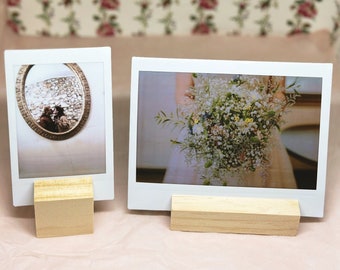 Wooden Photo Stand // Rustic Simple Decor