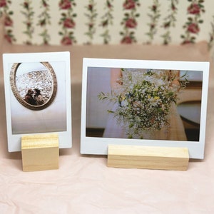 Wooden Photo Stand // Rustic Simple Decor