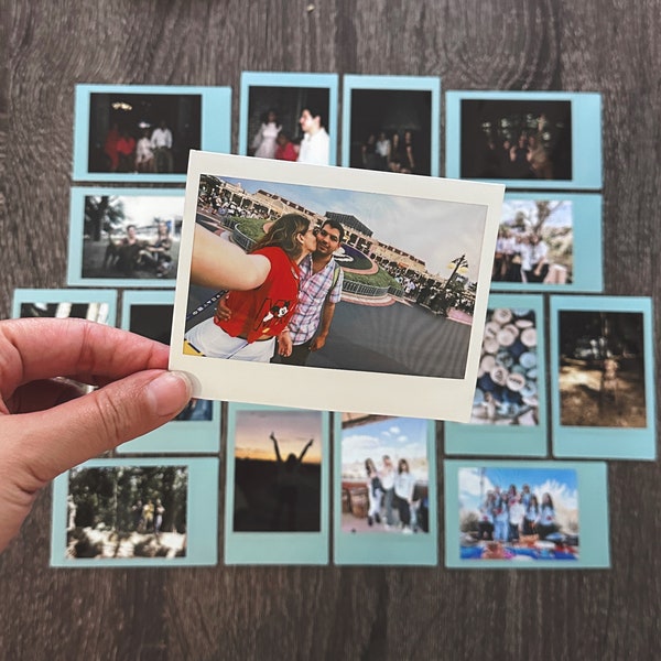 Wide Custom Polaroid Prints // Custom Instax // Your photos printed.