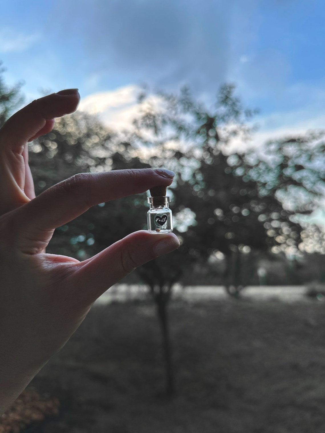 Mustard Seed Glass Bottle// FAITH // Unique Gifts Etsy