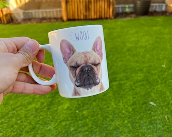 Pug Mug | Pug Coffee Mug | Cute Mug | Coffee Mug Gift for Her | Bridesmaid Gift | Gift for Her|  Birthday Christmas Mothers Fathers Day