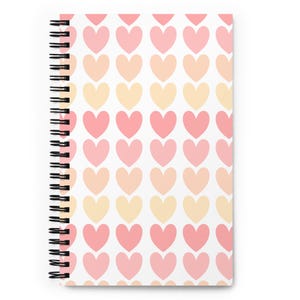 Heart Gradient Notebook