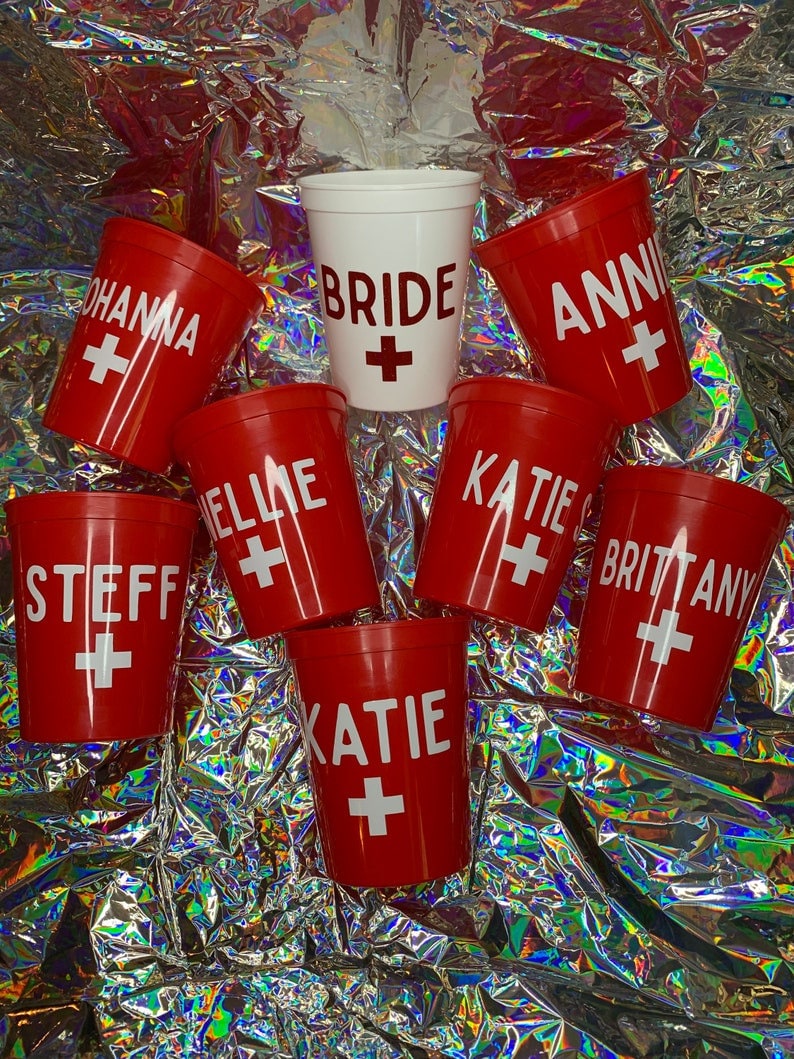 Custom Bachelorette Party Cups using font (12)