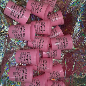 Custom Party Cups using fonts (6) & (8)