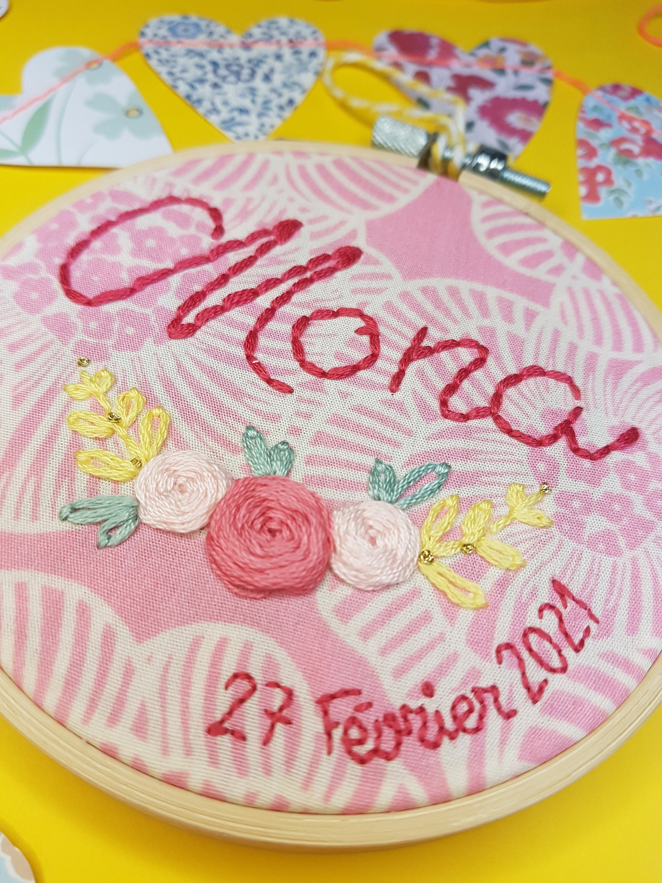 Tambour de Broderie Personnalisé