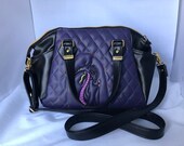 Women s crossbody, women s handbag, Disney inspired gift, Villain s inspired gift, evil fairy queen embroidered purse, gift for women