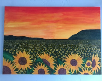 Sunflower Painting