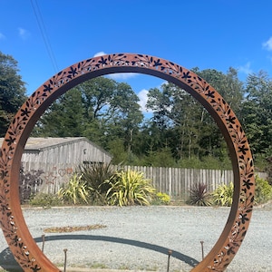Garden Arch Way, Moon Gate, Metal Garden Arch, Rustic Archway