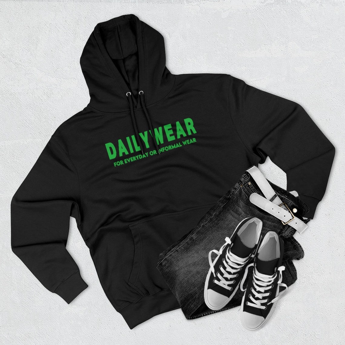 Daily Wear Unisex Pullover Hoodie Etsy
