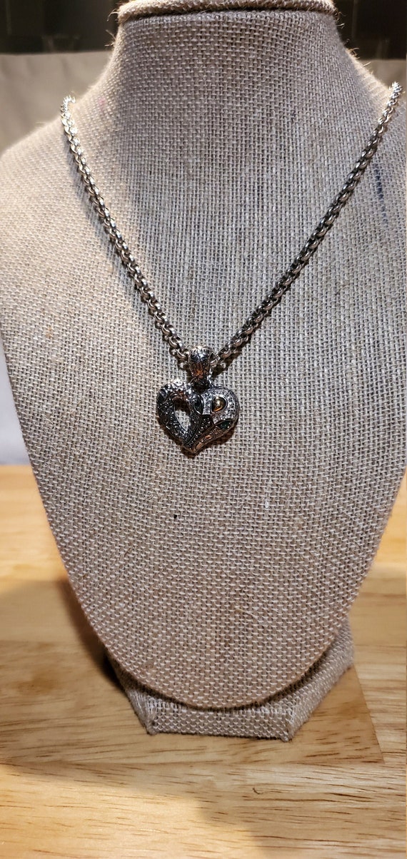 Crocodile Heart pendant