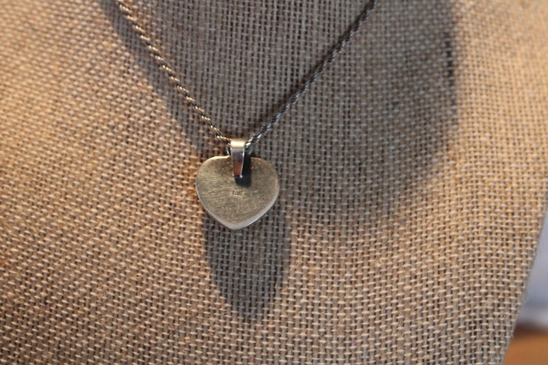 Fancy silver /& 18k Heart