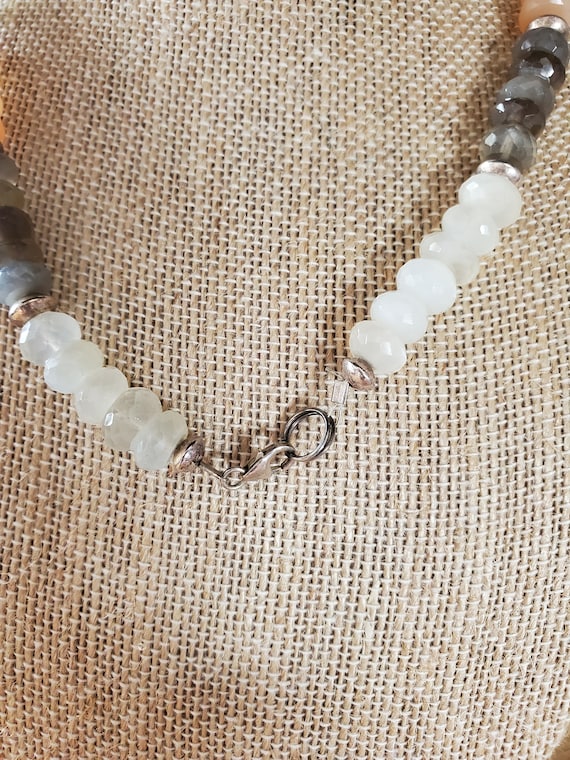 Multi-Colored Moonstone necklace - image 3