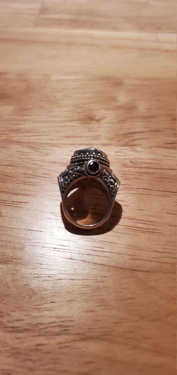 Amethyst & tourmaline ring by Sarda - image 5