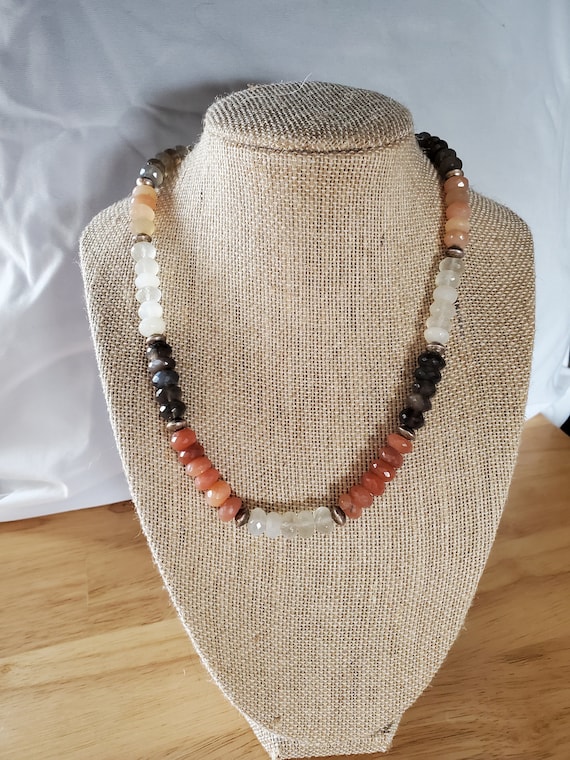Multi-Colored Moonstone necklace - image 1