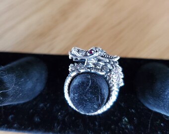 Silver Dragon ring