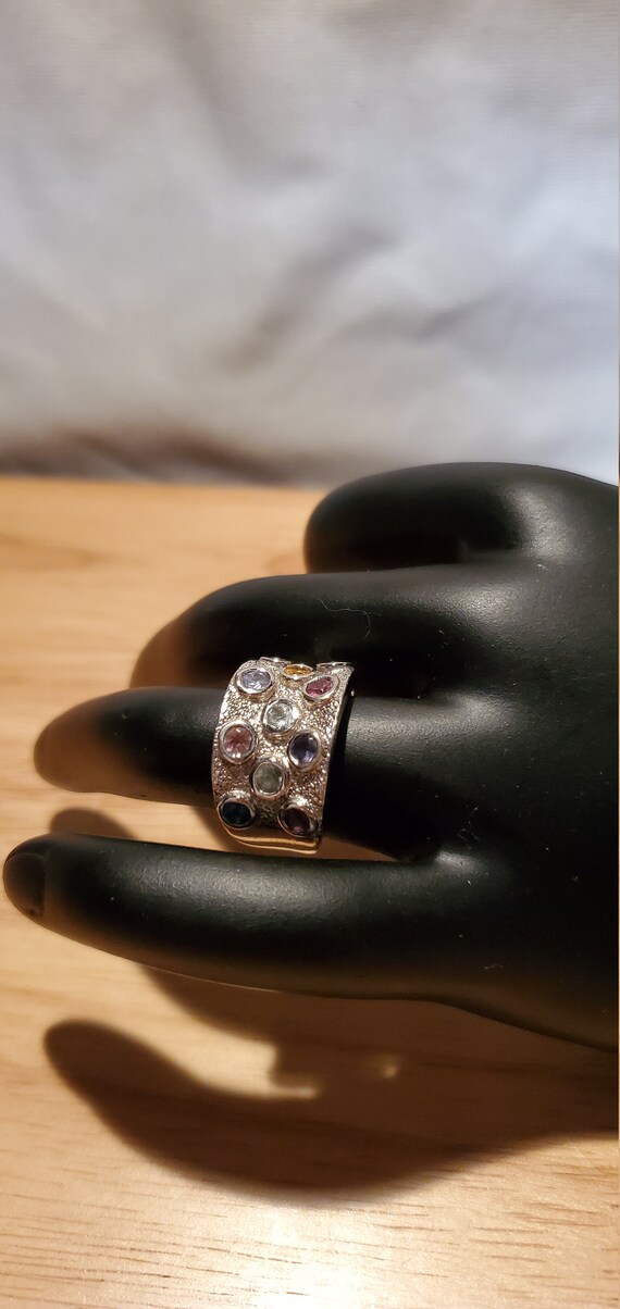 Multi-gemstone ring - image 2