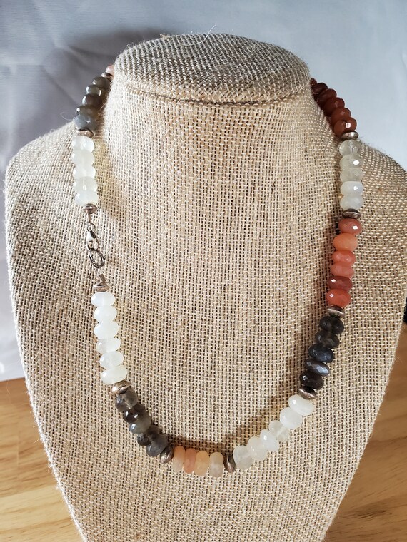 Multi-Colored Moonstone necklace - image 2