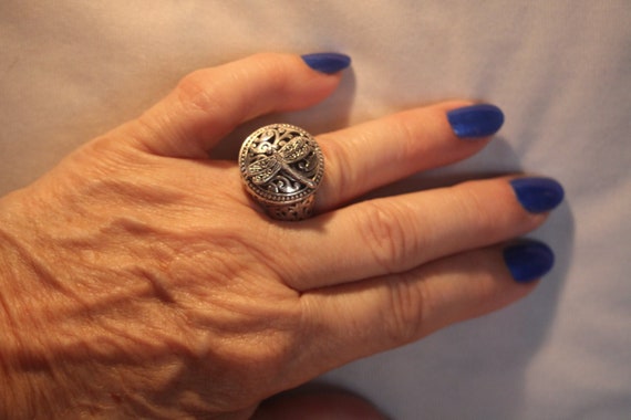 Samuel Benham dragonfly ring - image 1