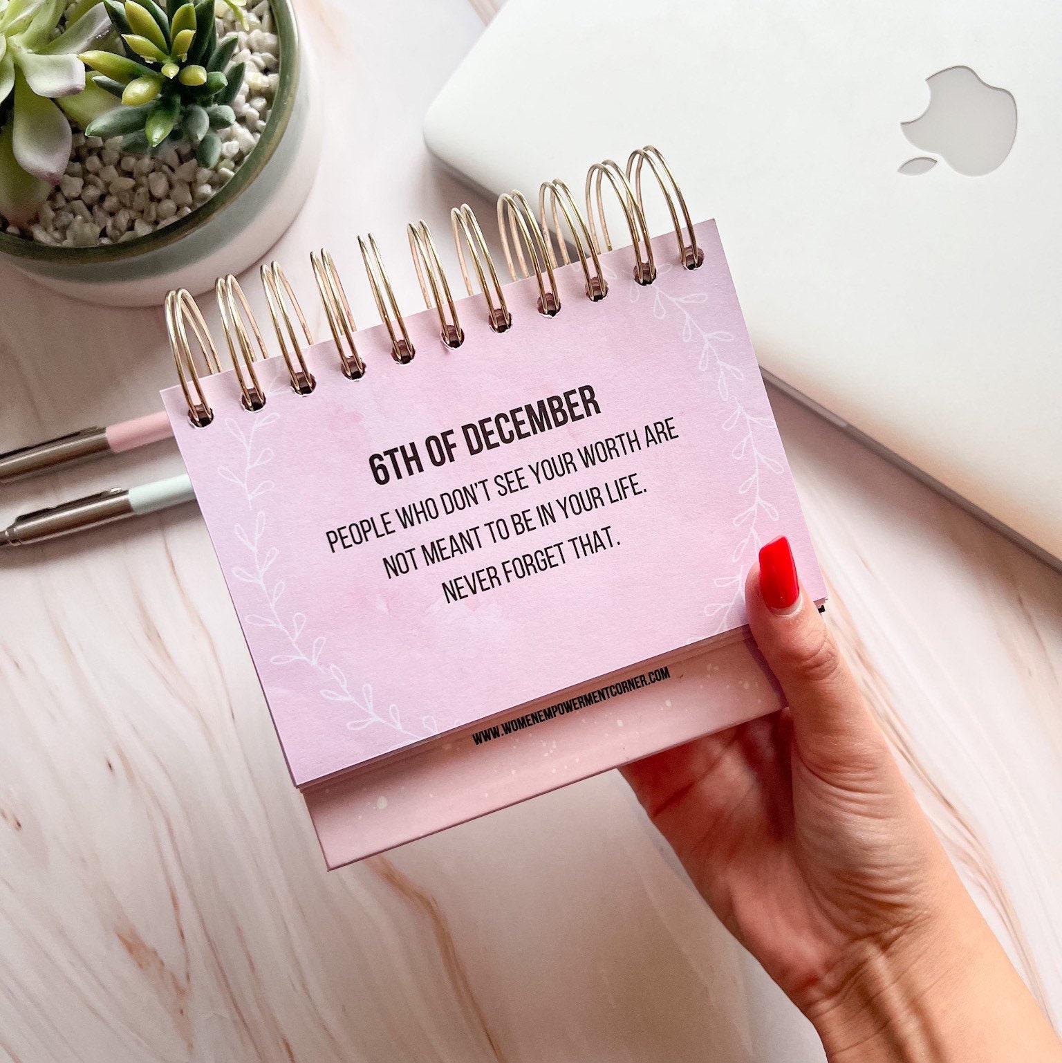 Desk Calendar Her Book of Inspiration 2023 Desk Calendar Etsy UK