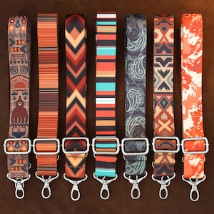 Replacement Crossbody Bag Straps 20 Unique Patterns, Adjustable Shoulder Wide Straps for Bags, Women&#39;s Purse Strap, Birthday Gifts for Her