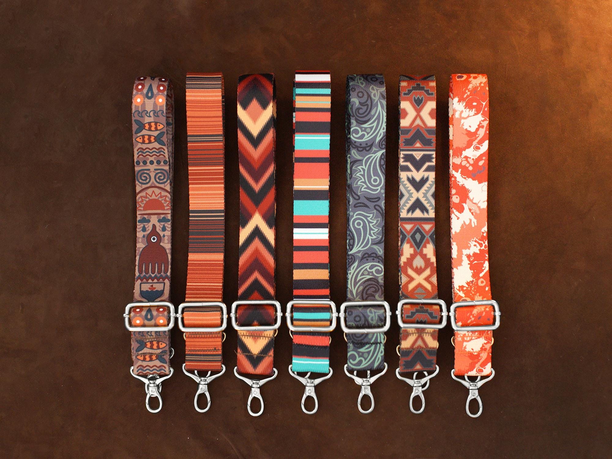Replacement Crossbody Bag Straps 20 Unique Patterns, Adjustable Shoulder Wide Straps for Bags, Women's Purse Strap, Birthday Gifts for Her