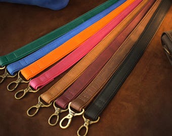 Tracolla in pelle personalizzata per borsa, tracolla regolabile di ricambio, tracolla personalizzata per borsa a tracolla o messenger