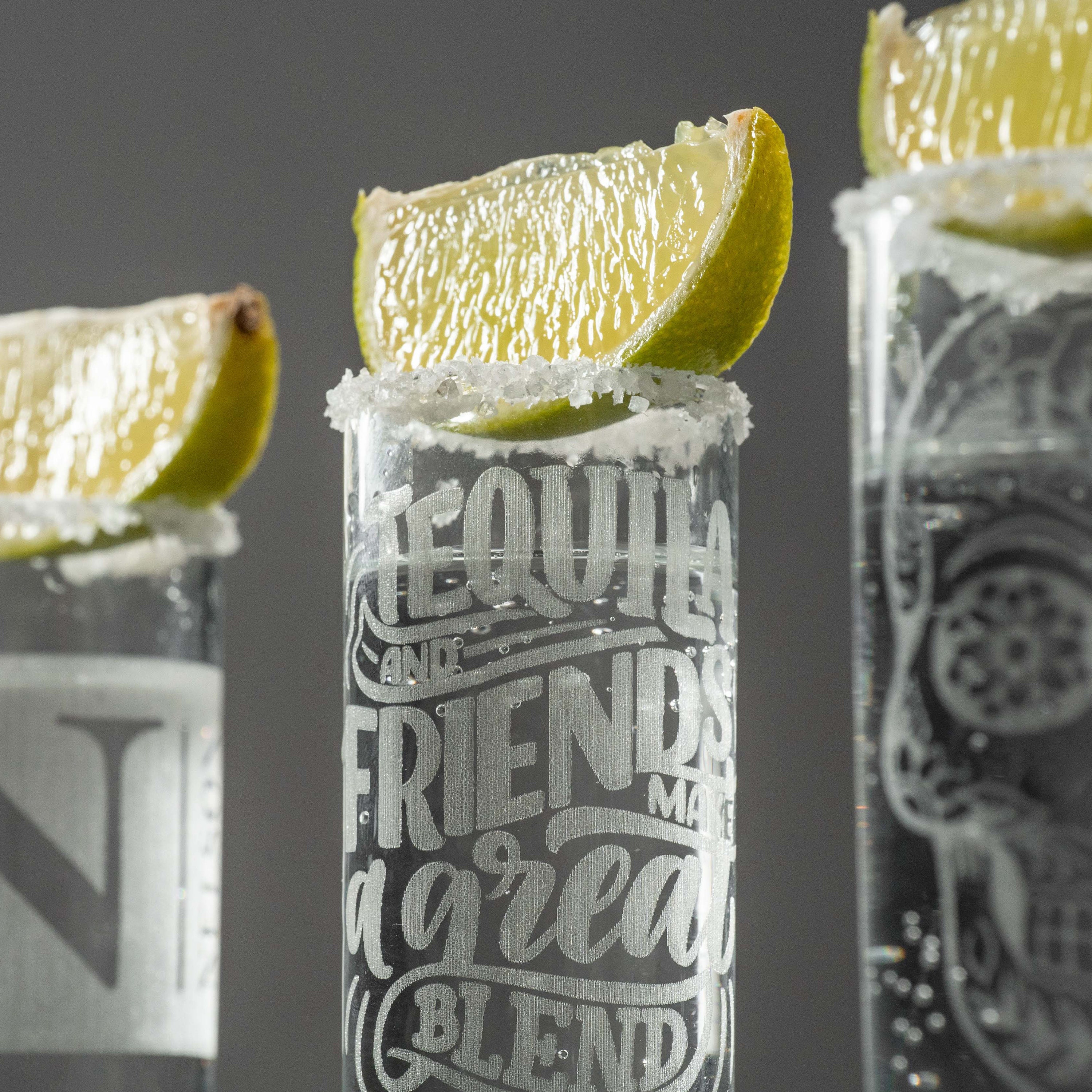 Tequila Gifts Tequila Shot Glasses Custom Shot Glasses Shot Etsy