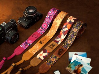 Cinghia Per Fotocamera In Nylon Marrone - Tracolla Con Sgancio Rapido Per Sony Alpha A7R IV E Mirrorless (Lunghezza 120 Cm, Resistente)
